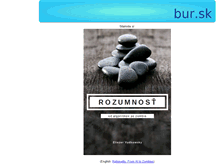 Tablet Screenshot of bur.sk